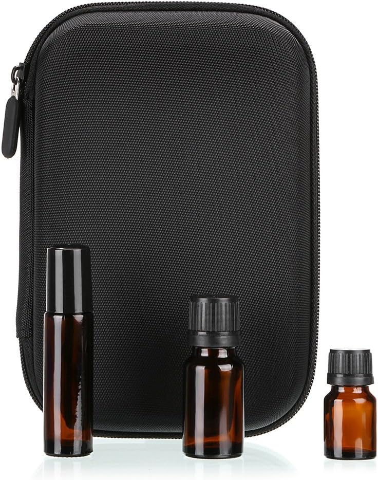 Hipiwe Hard Shell Essential Oil Carrying Case Holds 12 Bottles Travel Bag - Image 7